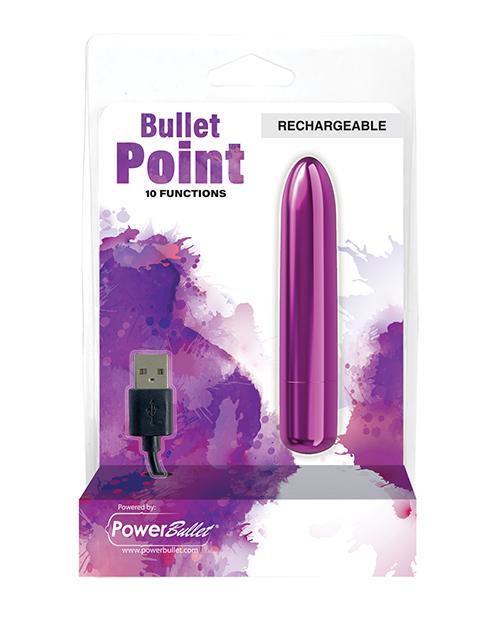 Bullet Point Rechargeable Bullet - 10 Functions - MPGDigital Sales