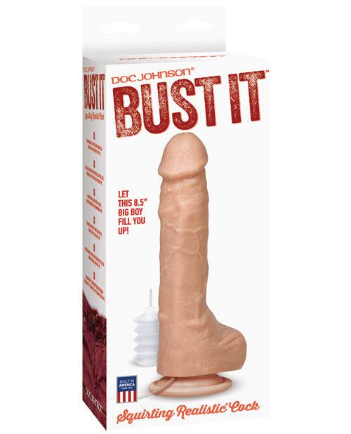 product image, Bust It Squirting Realistic Cock Nut Butter - MPGDigital Sales