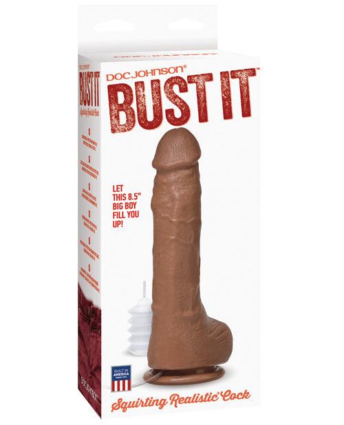 image of product,Bust It Squirting Realistic Cock Nut Butter - MPGDigital Sales