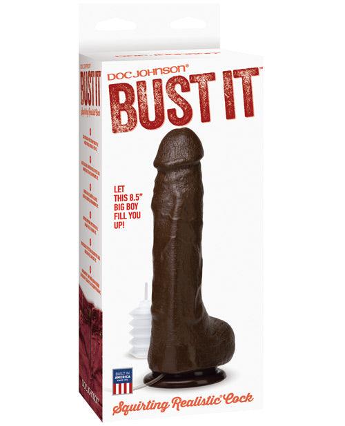 image of product,Bust It Squirting Realistic Cock Nut Butter - MPGDigital Sales