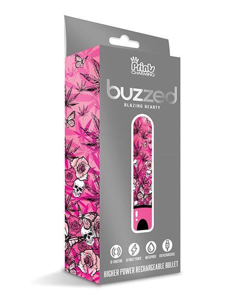 product image, Buzzed 3.5" Rechargeable Bullet - Blazing Beauty Pink - {{ SEXYEONE }}