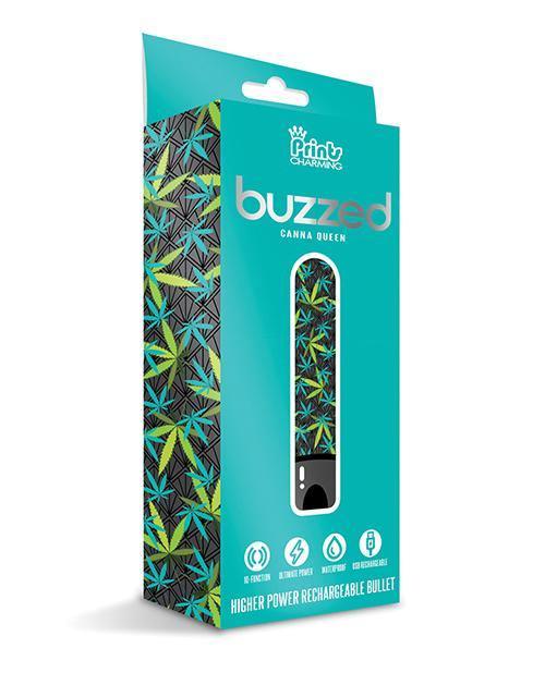 product image, Buzzed 3.5" Rechargeable Bullet - Canna Queen Black - MPGDigital Sales
