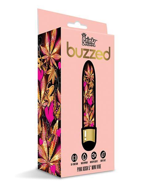 product image, Buzzed 5" Mini Vibe - Pink Kush - MPGDigital Sales