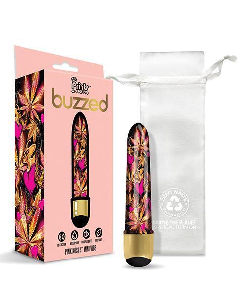 image of product,Buzzed 5" Mini Vibe - Pink Kush - MPGDigital Sales