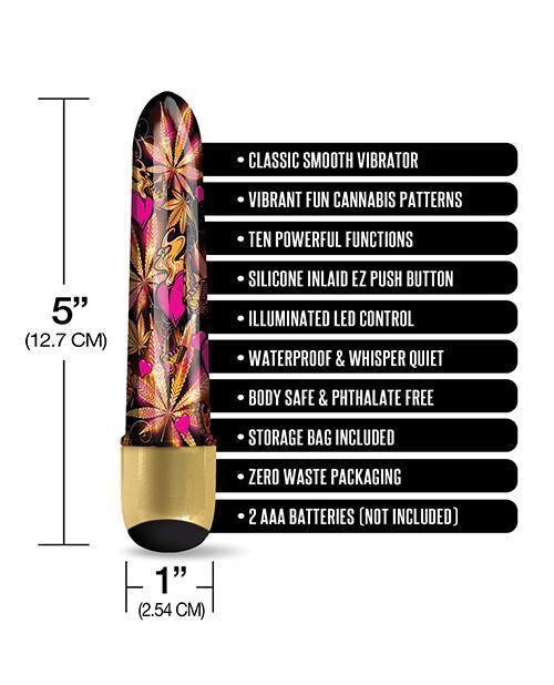 image of product,Buzzed 5" Mini Vibe - Pink Kush - MPGDigital Sales