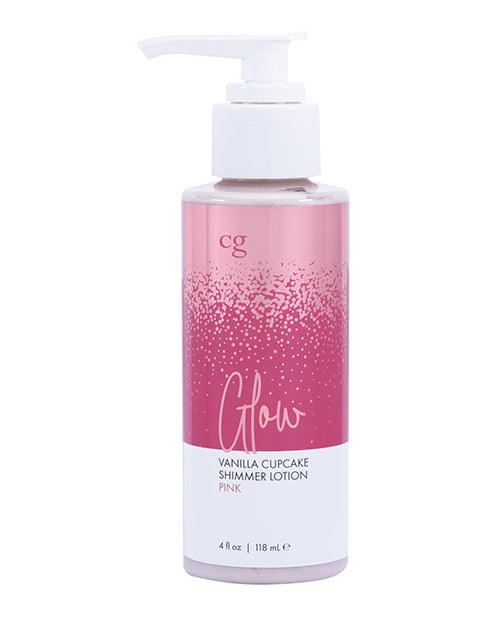 image of product,Cgc Glow Pink Cupcake Shimmer Body Lotion - 4 Oz - SEXYEONE