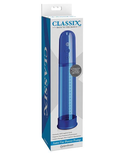 product image, Classix Auto Vac Power Pump - Blue - {{ SEXYEONE }}