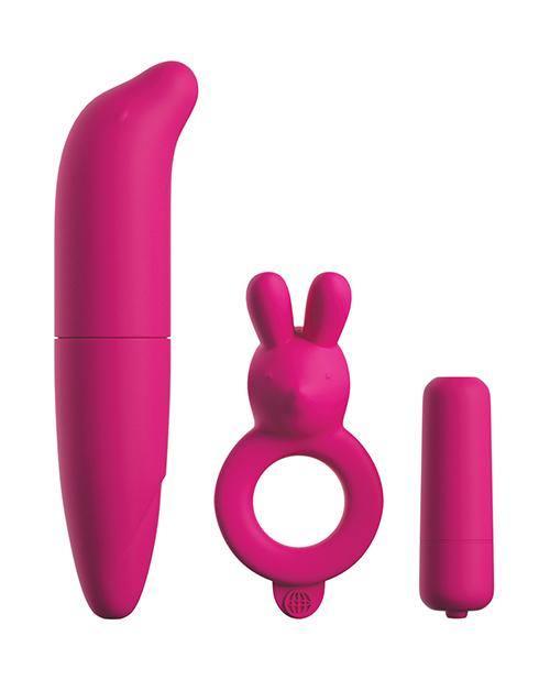 image of product,Classix Couples Vibrating Starter Kit - Pink - {{ SEXYEONE }}