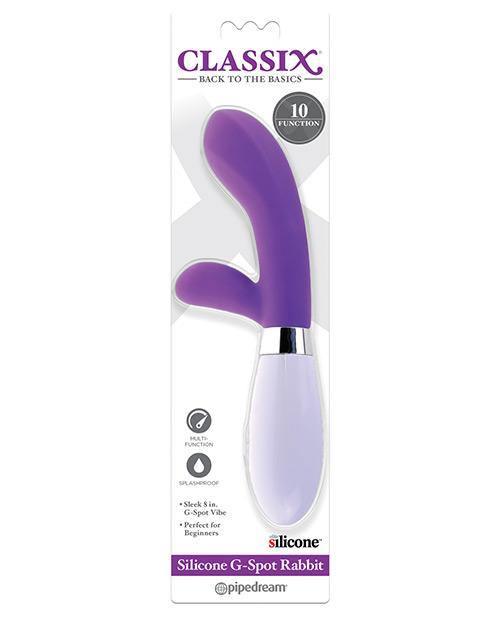 product image, Classix Silicone G-spot Rabbit - Purple - SEXYEONE 