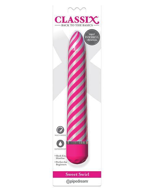 image of product,Classix Sweet Swirl Vibrator - SEXYEONE 