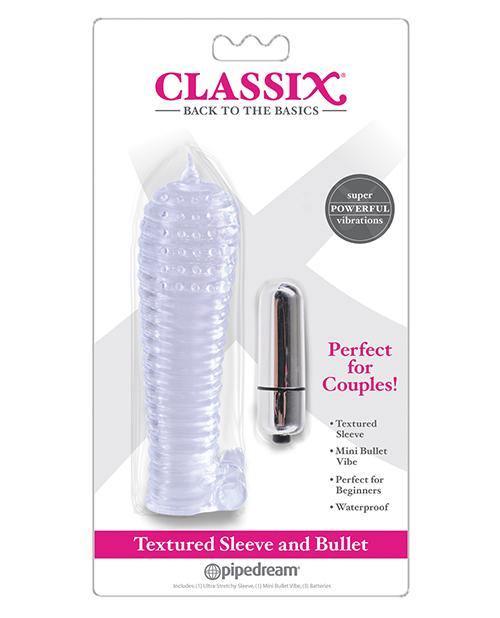 image of product,Classix Textured Sleeve & Bullet - {{ SEXYEONE }}