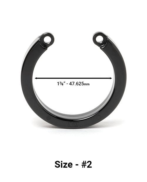 product image, Cock Cage U-ring #2 - Black - SEXYEONE