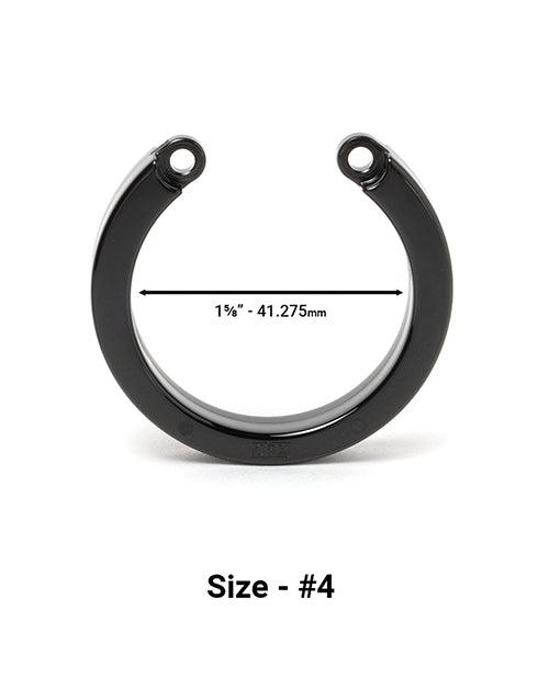 product image, Cock Cage U-ring #4 - Black - SEXYEONE