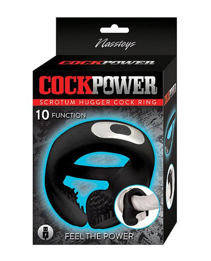 Cockpower Scrotum Hugger Cock Ring - Black - SEXYEONE
