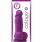 "Colours Pleasures 4"" Dong W/balls & Suction Cup" - SEXYEONE