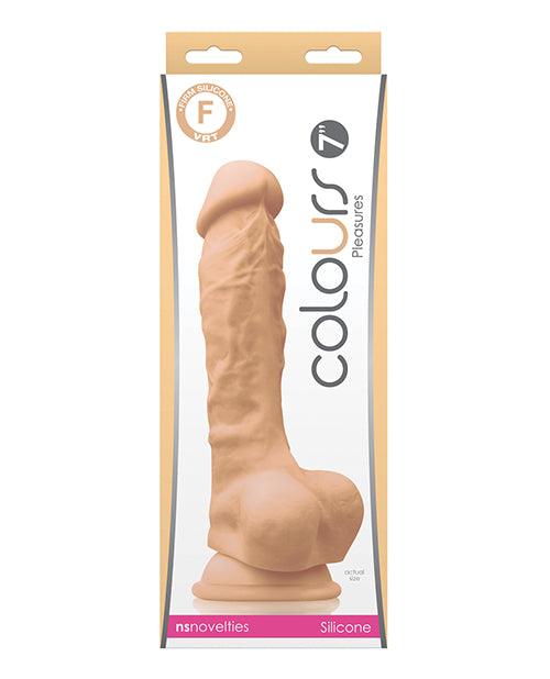 Colours Pleasures 7" Dong W/balls & Suction Cup - SEXYEONE