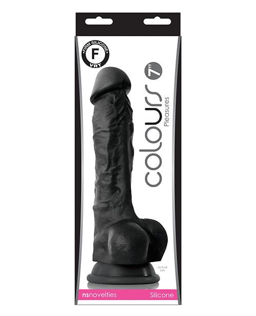 image of product,Colours Pleasures 7" Dong W/balls & Suction Cup - SEXYEONE