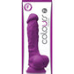 Colours Pleasures 7" Dong W/balls & Suction Cup - SEXYEONE