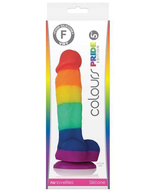 product image, Colours Pride Edition 5" Dong W-suction Cup - SEXYEONE 