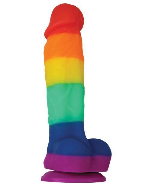 product image,Colours Pride Edition 5" Dong W-suction Cup - SEXYEONE 
