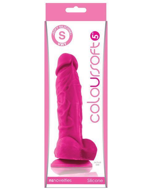 product image, "Coloursoft 5"" Silicone Soft Dildo" - SEXYEONE