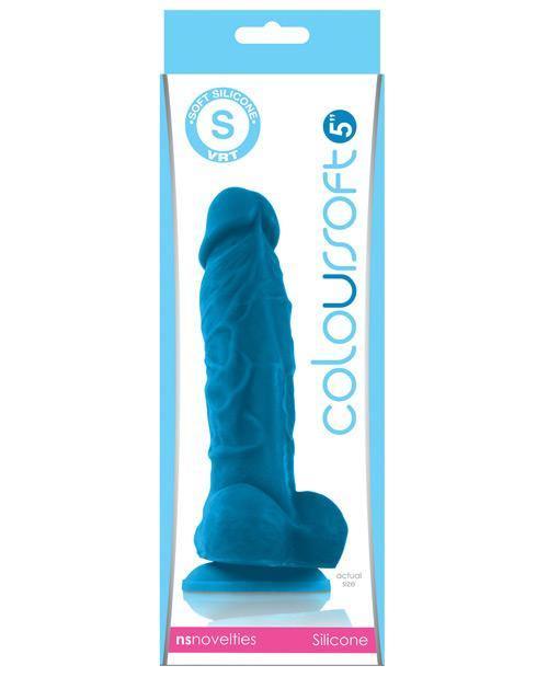 image of product,"Coloursoft 5"" Silicone Soft Dildo" - SEXYEONE