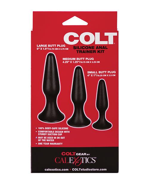image of product,Colt Silicone Anal Trainer Kit - Black - SEXYEONE