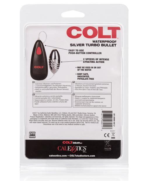 product image,Colt Turbo Bullet Waterproof - Silver - SEXYEONE 