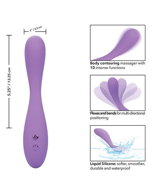 image of product,Contour Demi Flexible Massager - Purple - SEXYEONE