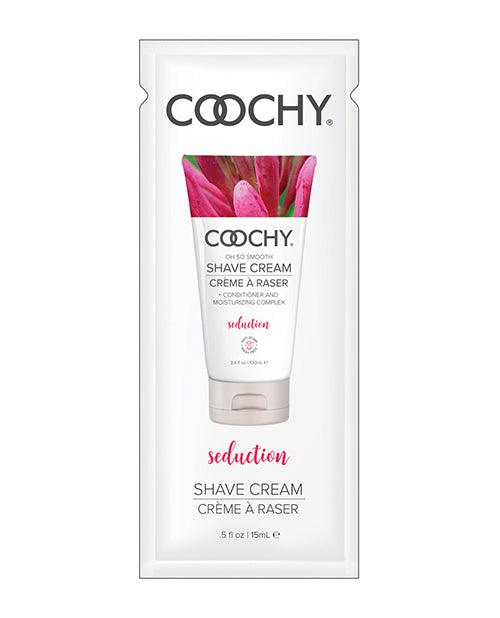 product image, Coochy Seduction Shave Cream Foil - .5 Oz Honeysuckle/citrus - SEXYEONE
