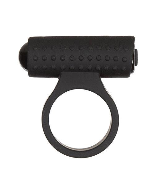 image of product,Cosmic Cock Ring W-rechargeable Bullet - 9 Functions Black - SEXYEONE