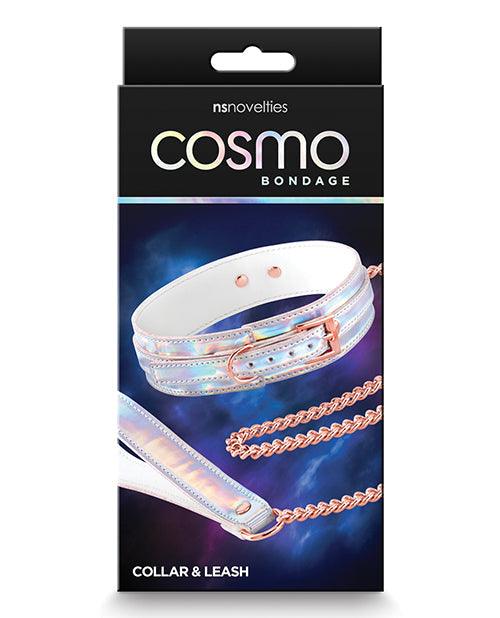 product image, Cosmo Bondage Collar & Leash - Rainbow - SEXYEONE
