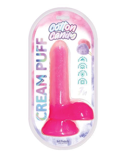 product image, Cotton Candy Cream Puff 6" Dildo - Pink - SEXYEONE