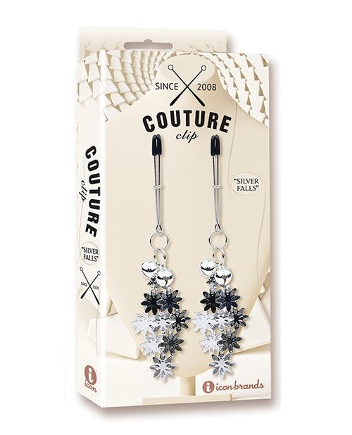 product image, Couture Clips Luxury Nipple Clamps - Silver Falls - SEXYEONE