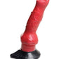 Creature Cocks Hell-hound Canine Penis Silicone Dildo - Red-black - SEXYEONE