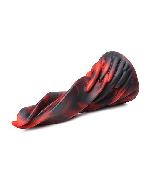 image of product,Creature Cocks Hell Kiss Twisted Tongues Silicone Dildo - SEXYEONE