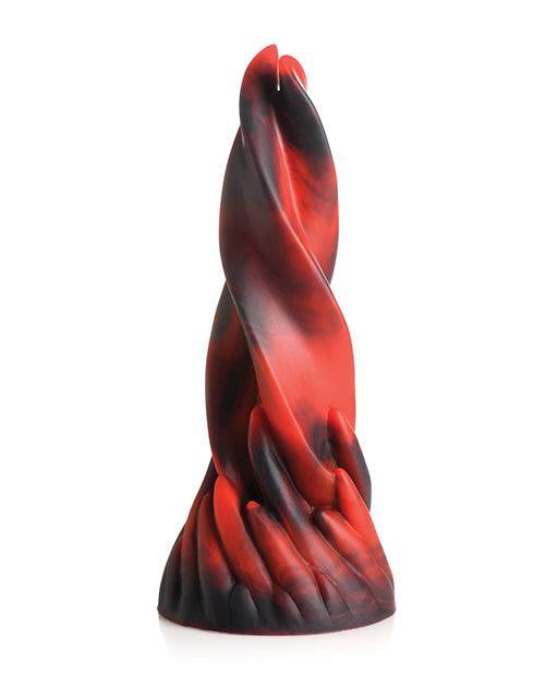 image of product,Creature Cocks Hell Kiss Twisted Tongues Silicone Dildo - SEXYEONE