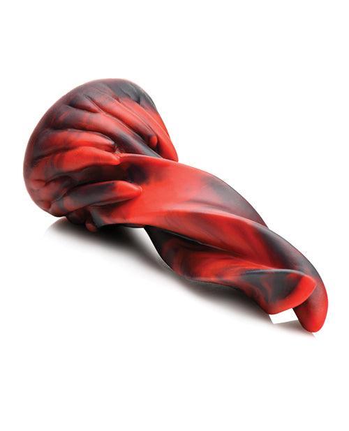 image of product,Creature Cocks Hell Kiss Twisted Tongues Silicone Dildo - SEXYEONE