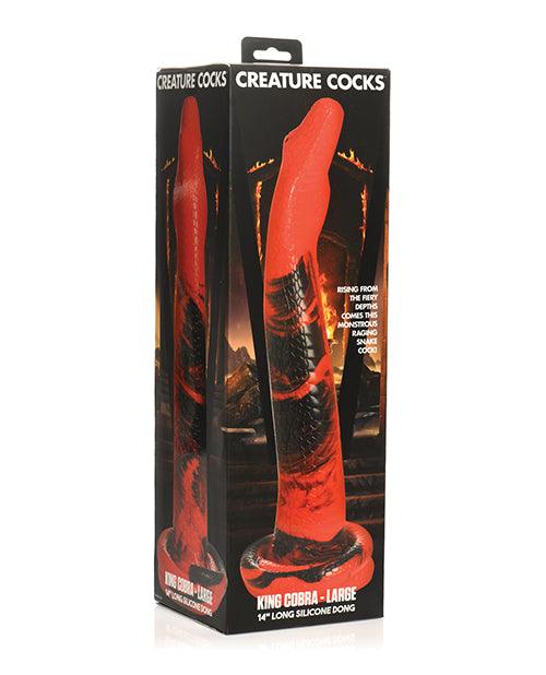 product image, Creature Cocks King Cobra Large Silicone Dildo - SEXYEONE