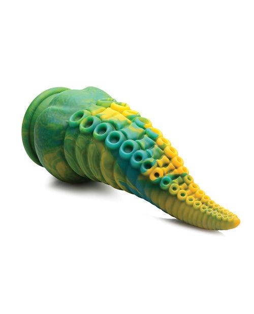 Creature Cocks Monstropus Tentacled Monster Silicone Dildo - Green-yellow - SEXYEONE