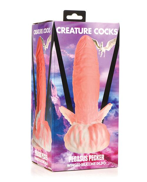 product image, Creature Cocks Pegasus Pecker Winged Silicone Dildo - SEXYEONE