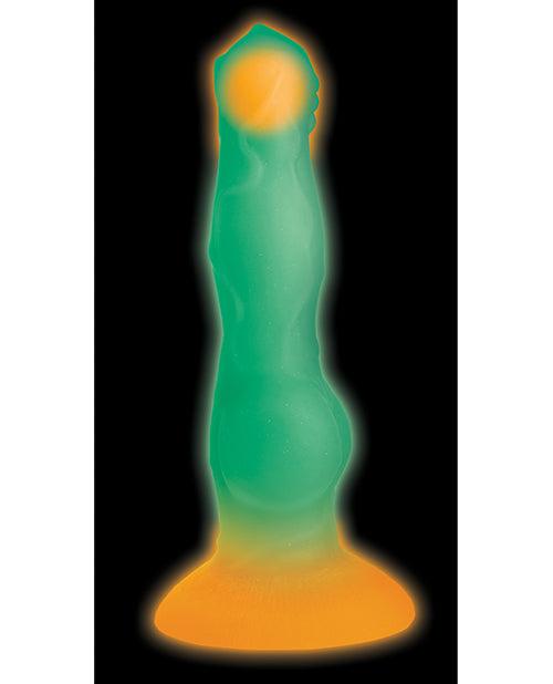 image of product,Creature Cocks Space Cock Silicone Alien Dildo - Glow In The Dark - SEXYEONE