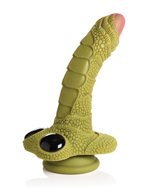 Creature Cocks Swamp Monster Scaly Silicone Dildo - Green - SEXYEONE