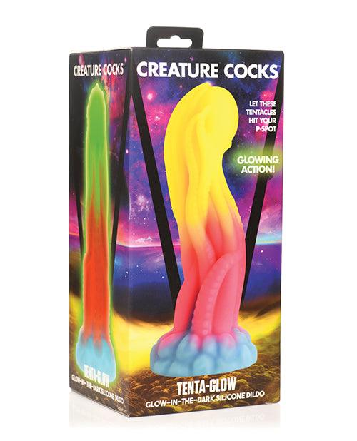 product image, Creature Cocks Tenta-Glow-in-the-Dark Silicone Dildo - SEXYEONE