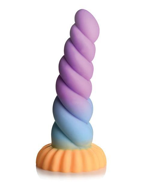 image of product,Creature Cocks Unicorn Silicone Dildo - Multi Color - SEXYEONE