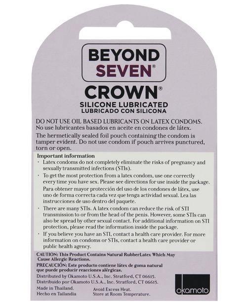 image of product,Crown Lubricated Condoms - SEXYEONE 