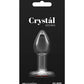 Crystal Desires Glass Heart Gem Butt Plug - Red - SEXYEONE