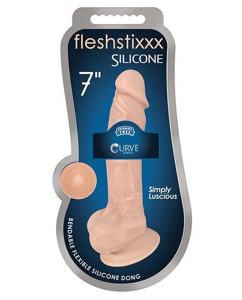 product image, Curve Novelties Fleshstixxx Dildo W/balls - Flesh - SEXYEONE 