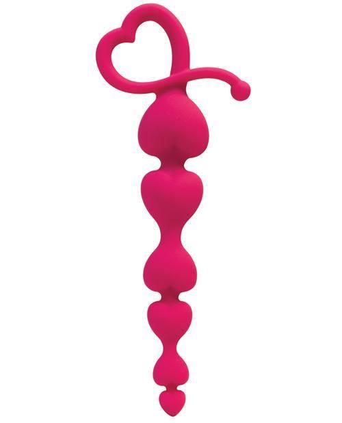 image of product,Curve Novelties Gossip Hearts On A String - Magenta - SEXYEONE 