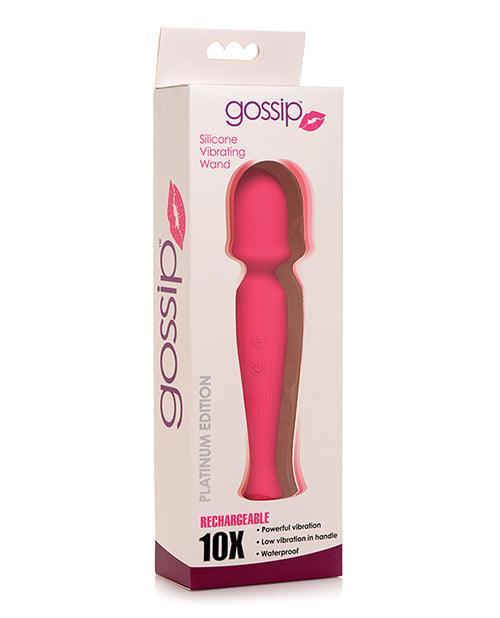 Curve Novelties Gossip Silicone Vibrating Wand 10x - SEXYEONE